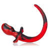 Oxballs Plug Queue Puppy Tail Bulldog 11.5 x 6 cm Rouge